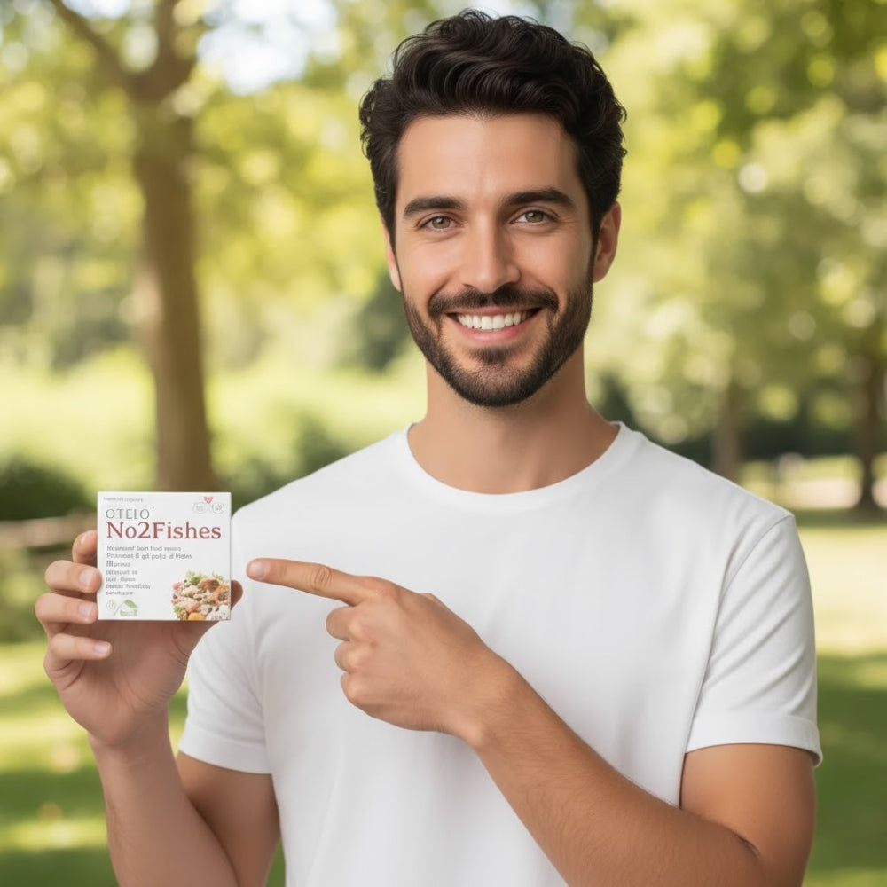 No 2 Fishes™ Qtel Ω3 | Vegan Omega 3 + Ubiquinol Synergy Capsule